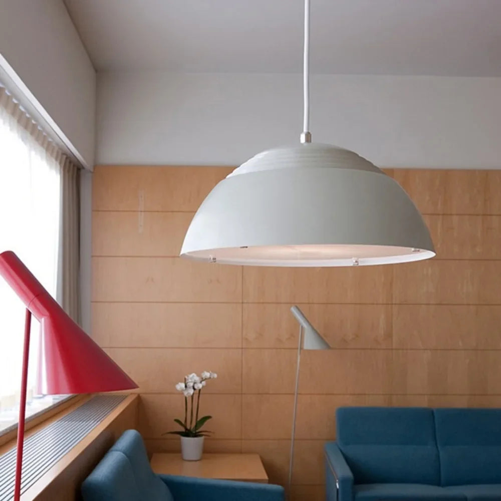 DecorBites™ Glass Ball Pendant Light Minimalist Hanging Lamp for Living Bedroom Dining Room
