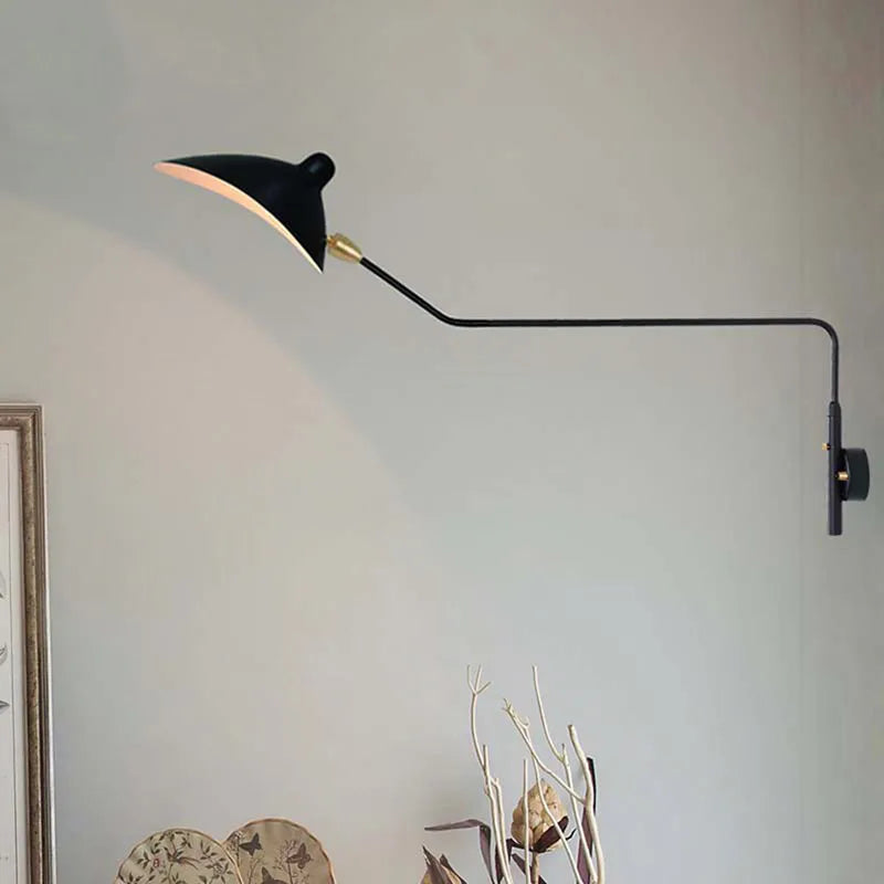DecorBites™ Black Serge Mouille Tripod Floor Lamp - Loft Industrial Standing Lamp