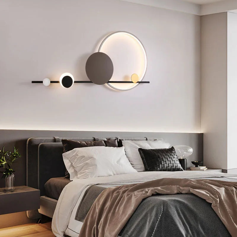DecorBites™ Art Deco LED Wall Lights: Hotel Dining Room Sconce Stairs Aisle Corridor Lamp
