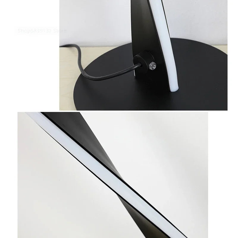 DecorBites™ Aluminum Floor Lamp: Modern Free Standing LED Dimmable Lights