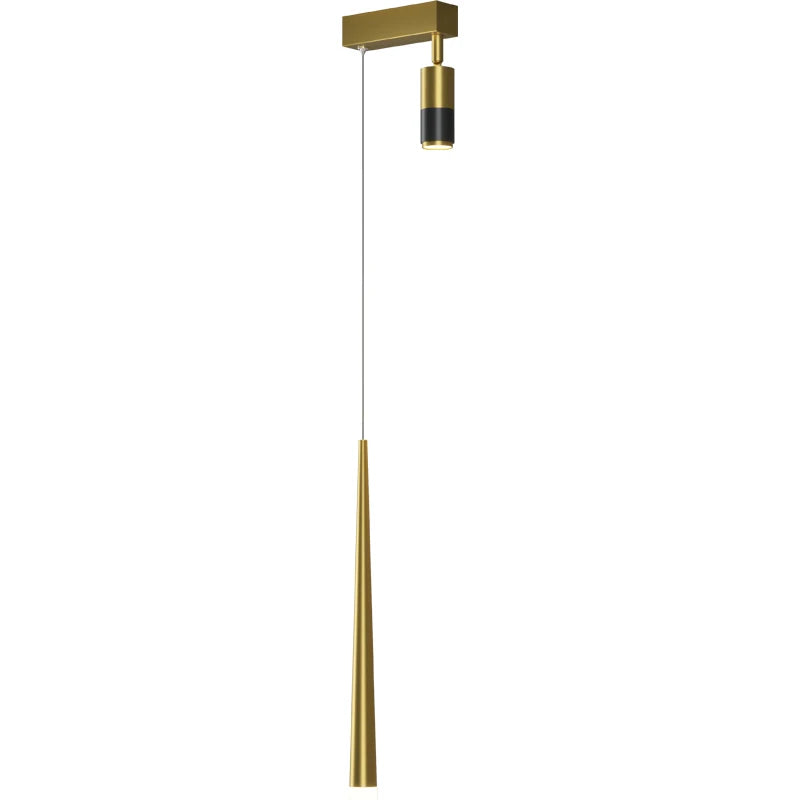 DecorBites™ Golden Pendant Chandelier for Bedroom & Living Room Décor