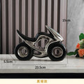 DecorBites™ Ceramic Motorcycle Light Decoration for Living Room, Porch, Dining Side