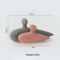 DecorBites™ Ceramic Art Couple Statue for Home Office Decor & Living Room Gift