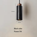 DecorBites™ Black Stone Bedside Chandelier, Modern Nordic Design, E27 LED Pendant Lamp