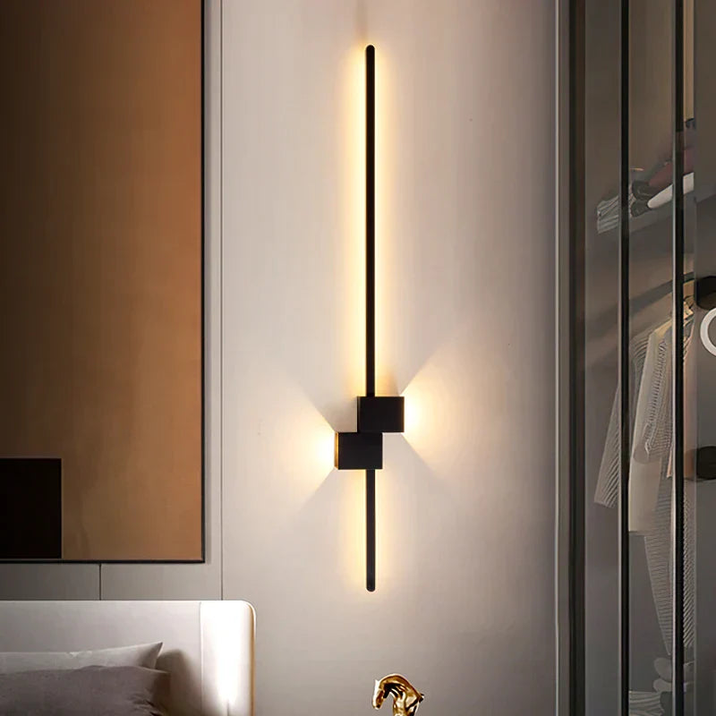 DecorBites™ LED Interior Wall Lamp Black White Room Decor Modern Minimalist Lighting