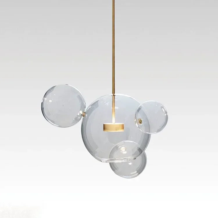 DecorBites™ LED Glass Ball Chandelier Pendant Lights for Living & Dining Room