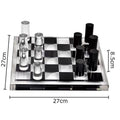 DecorBites™ Chessboard Desk Ornament - Black & White Room Aesthetics Decor