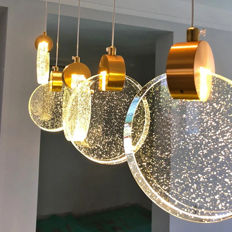 DecorBites™ Crystal LED Chandelier for Modern Living Room Decor