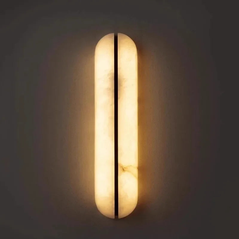 DecorBites™ Black Copper Marble LED Wall Light for Indoor Living Room, Bedroom, Hotel & Shop