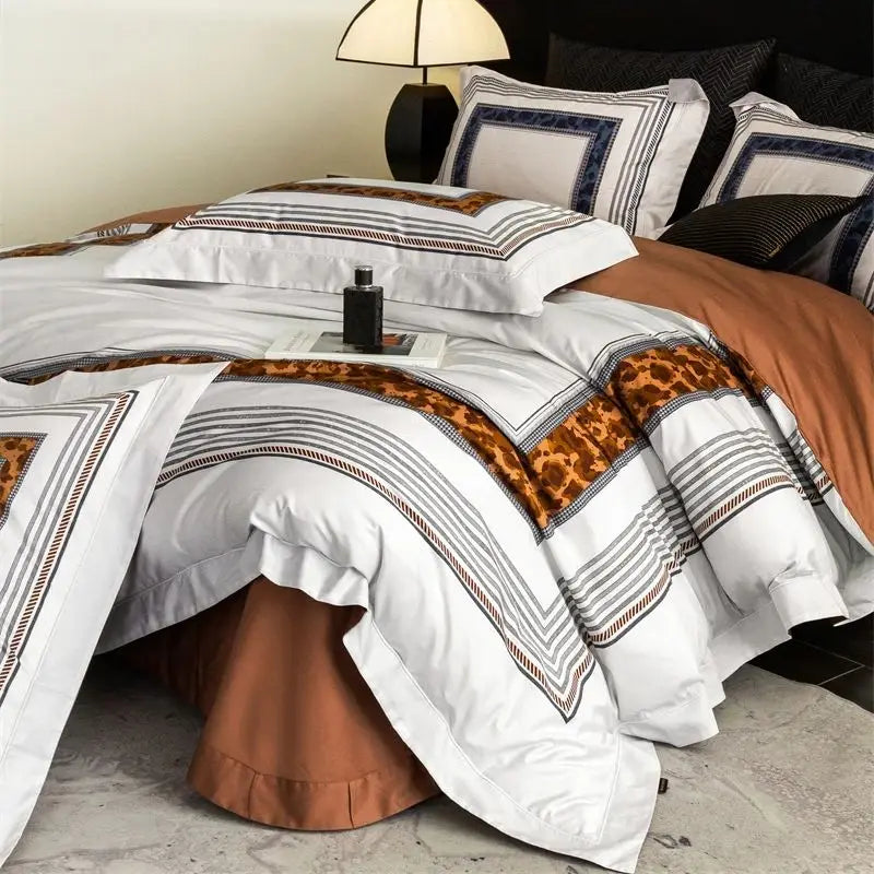 DecorBites™ 1000TC Egyptian Cotton Luxury Bedding Set - 4Pcs