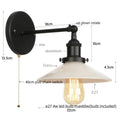 DecorBites™ LED Wall Lights: White Class Fixtures for Kitchen, Reading, Bedside Lamparas