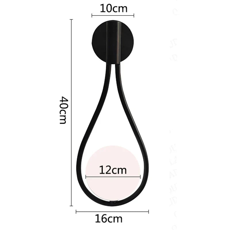DecorBites™ Glass Ball Brass Wall Lamp LED Bedroom Living Room Lighting
