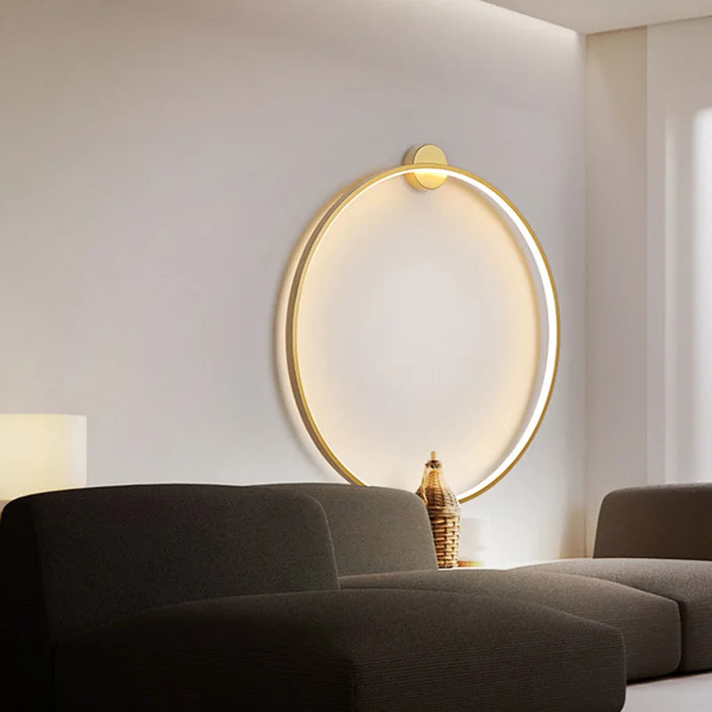 DecorBites™ LED Wall Lights for Modern Circle Decor in Bedroom, Living Room, Restaurant
