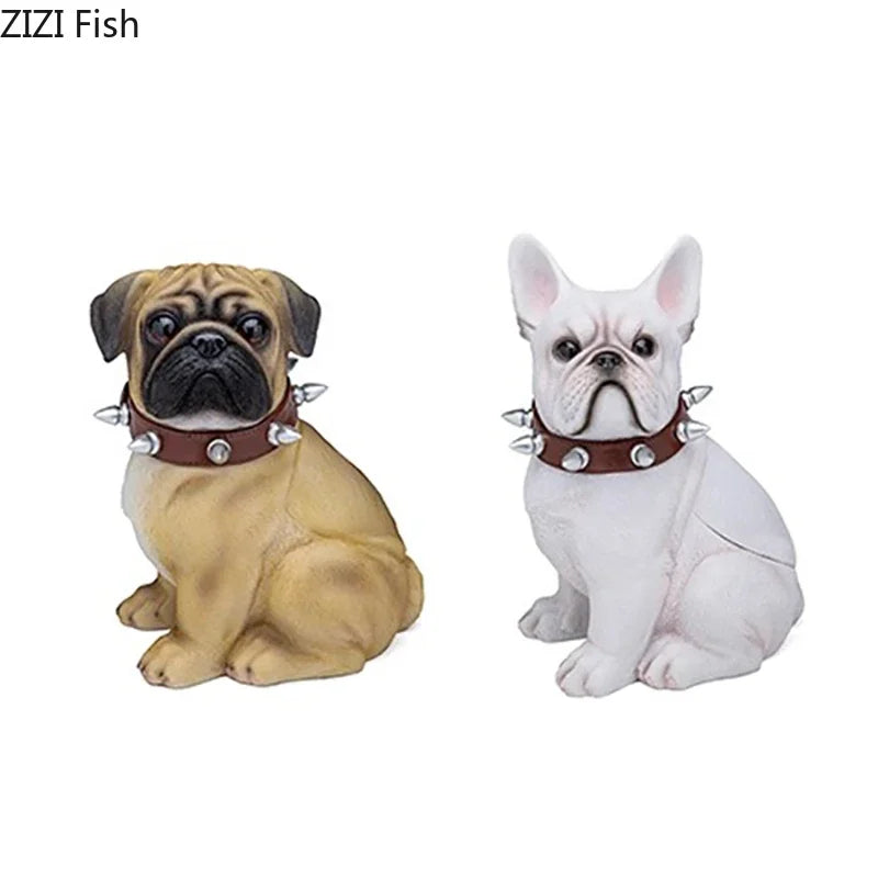 DecorBites™ Bulldog Tissue Box: Cute Dog Shape Coffee Table Decoration