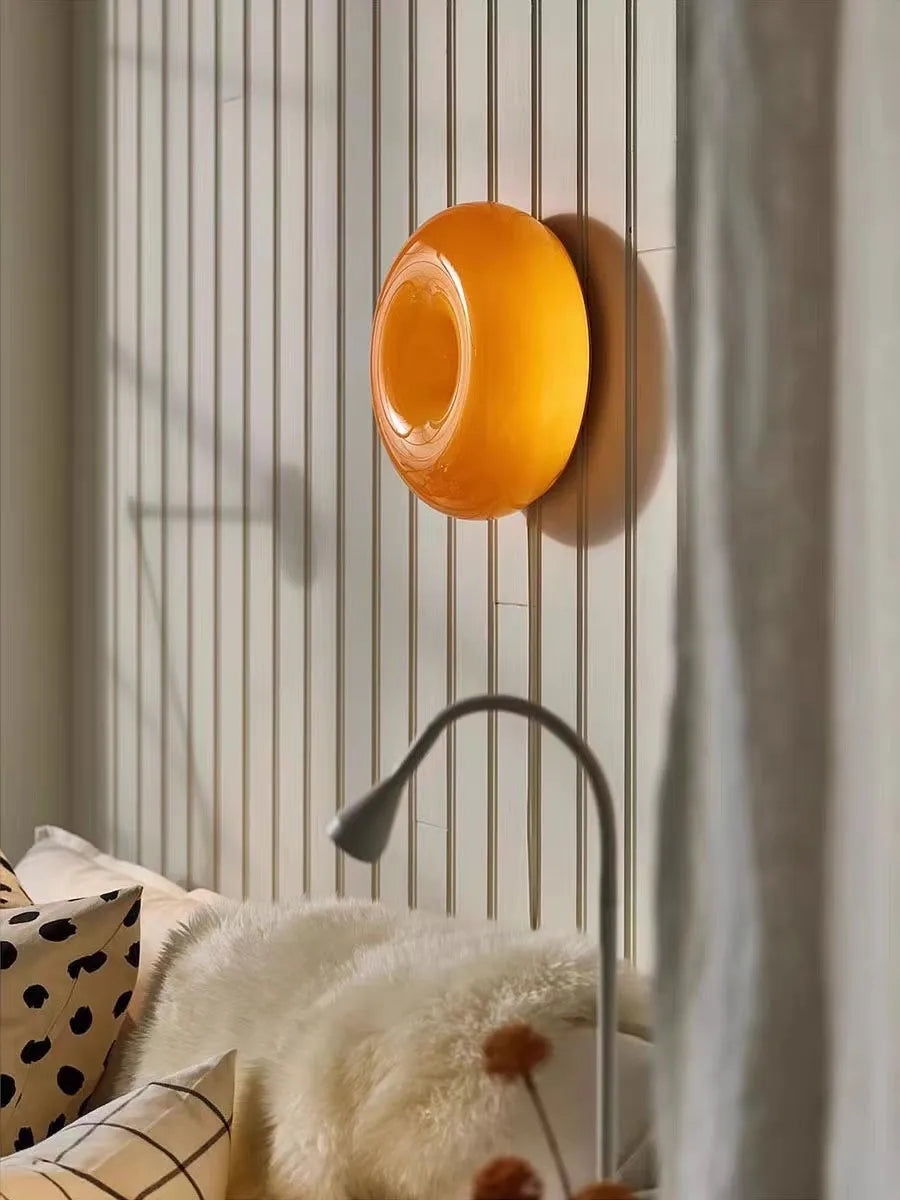 DecorBites™ French Decorative Wall Lamp Touch Dimming Light Luxury Bedside Lanterns