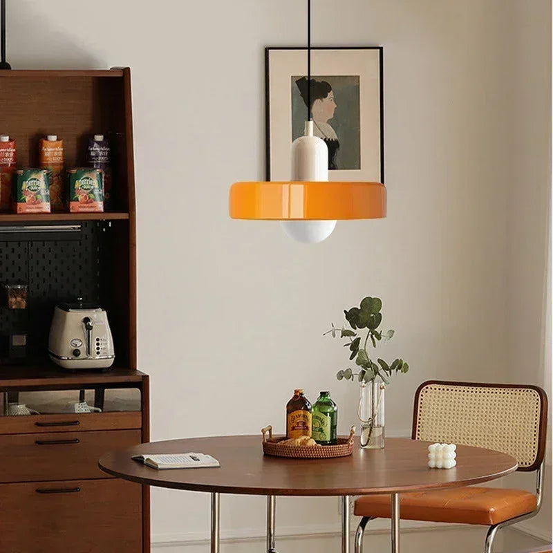DecorBites™ Glass Led Macaron Ceiling Chandelier for Home Decor
