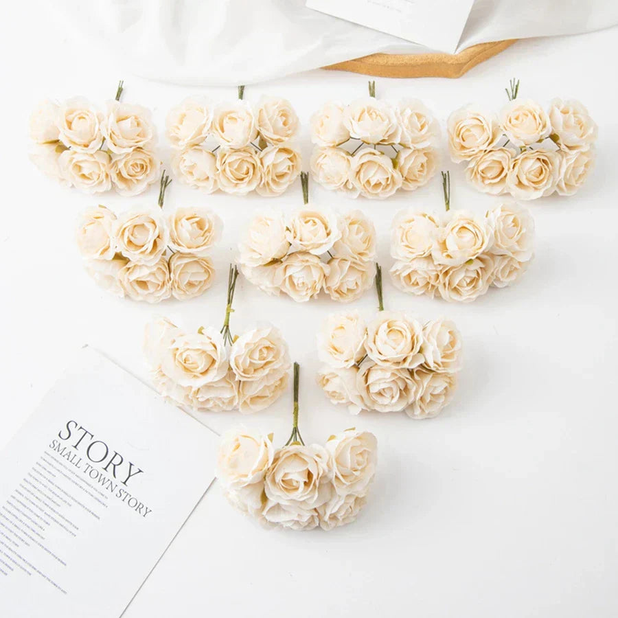 DecorBites™ Artificial Rose Bouquet for Christmas, Home Decor, Wedding, Garden Arch