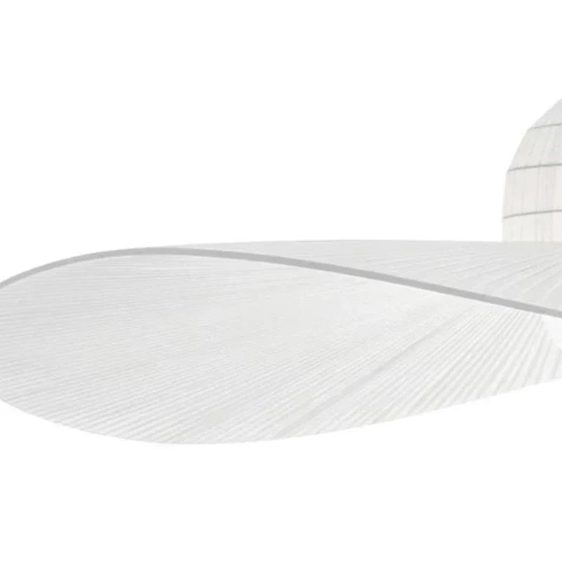 DecorBites™ Designer Fabric Hat Chandelier, White & Black LED Pendant Lamp for Living Room