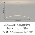 DecorBites™ LED Ceiling Pendant Lamp: Minimalist Chandelier, Height Adjustable, Home Decor Solution