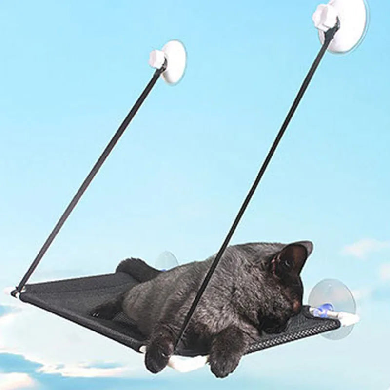 DecorBites™ Cat Window Suction Hanging Bed Hammock Resting Radiator Durable Washable Pet Bed