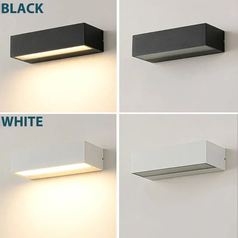 DecorBites™ Aluminum Outdoor Wall Sconces - Waterproof Exterior Light for House, Patio, Garage