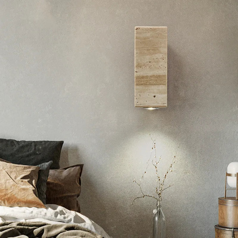 DecorBites™ LED Stone Wall Sconce Wabi-sabi Retro Home Decor
