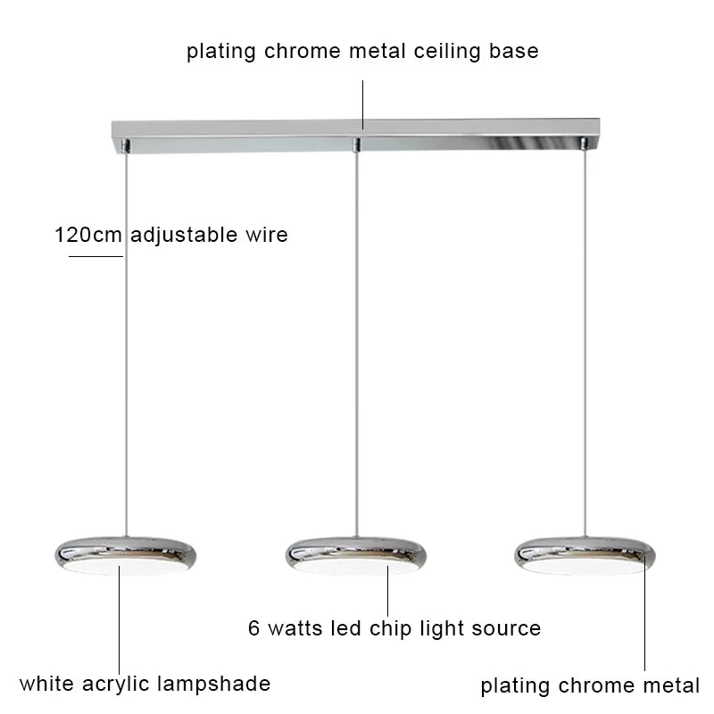 DecorBites™ LED Pendant Lights for Kitchen Dining Room Home Decor