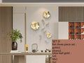 DecorBites™ Carp Fish Lotus Leaf Gold Wall Pendant Chinese Bionics Home Decor