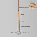 DecorBites™ LED Pendant Lights for Modern Decor with Cement Wood Design