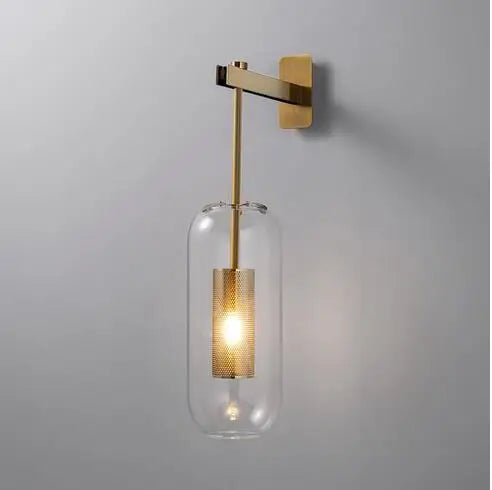 DecorBites™ Glass Wall Art Light: Modern Loft Style Decor for Living Room, Bathroom, Dining Room