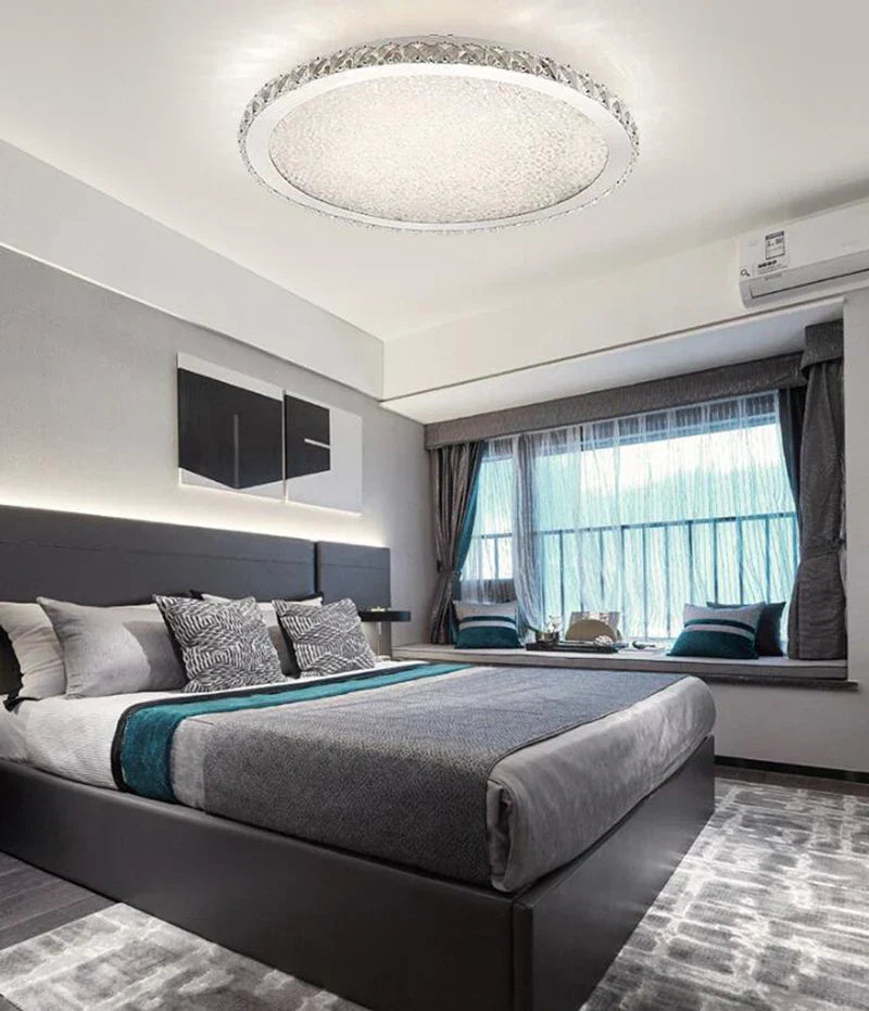 DecorBites™ Crystal Ceiling Light with LED Bulbs for Home Living Room Bedroom