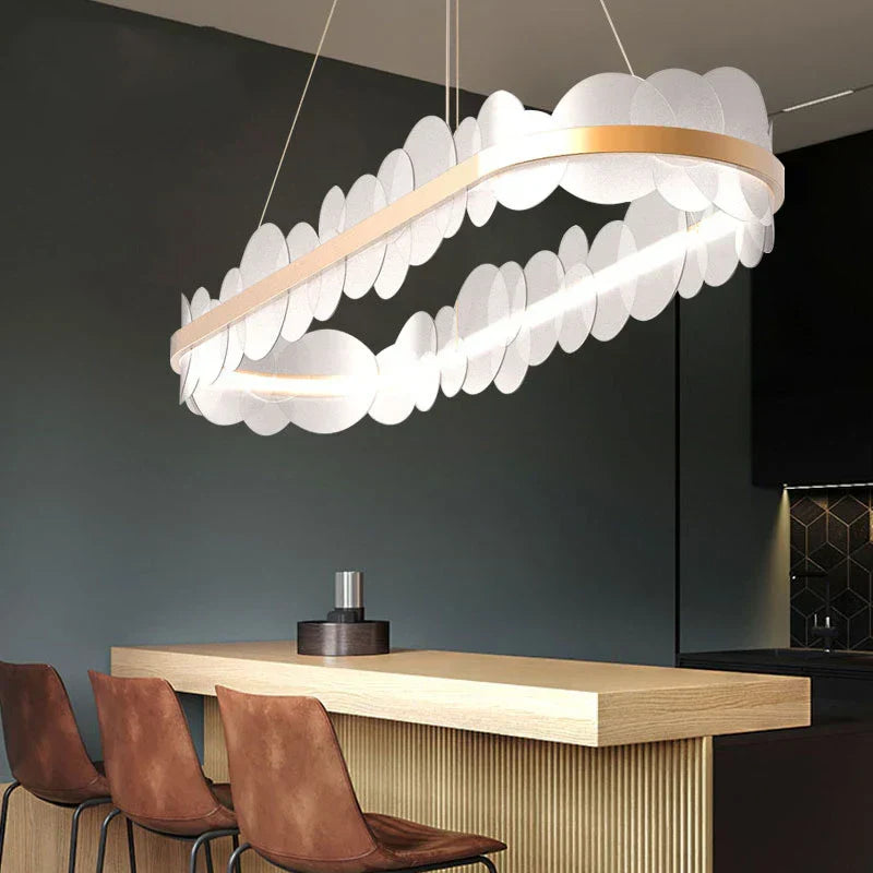 DecorBites™ Acrylic Ceiling Chandelier Modern Home Decor Hanging Lamp Indoor Lighting