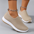 Spring new women's sports shoes, fashionable, breathable, lightweight, non-slip, wear-resistant, casual sports shoes, flat shoes