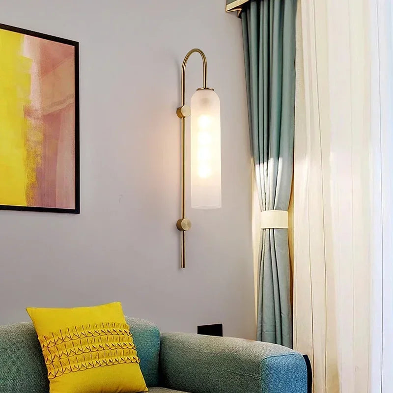 DecorBites™ Glass Sconce Wall Lamp for Bedroom Living Room