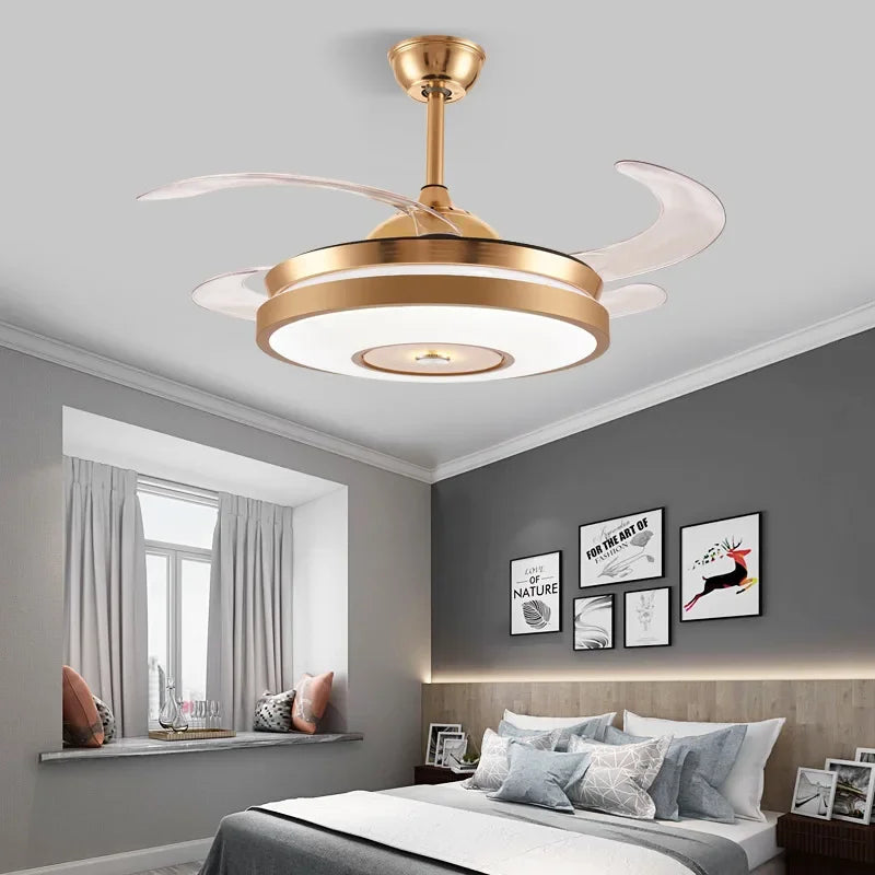 DecorBites™ 42" LED Ceiling Fan with Remote, 6 Speeds & Reversible Light