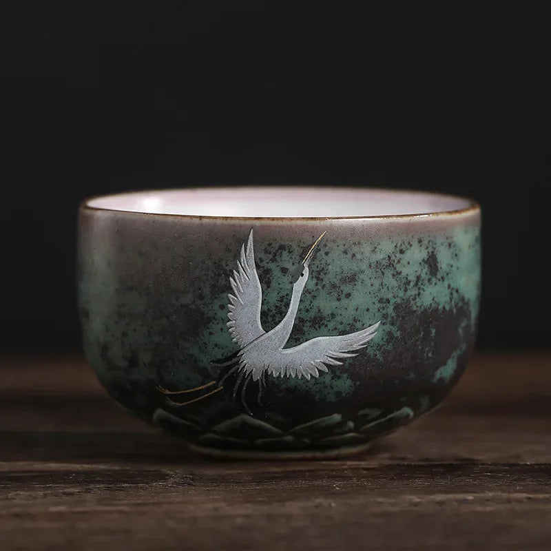 DecorBites™ Japanese Ceramic Coffee Cup Porcelain Tea Mug Drinkware Pottery Water Mugs