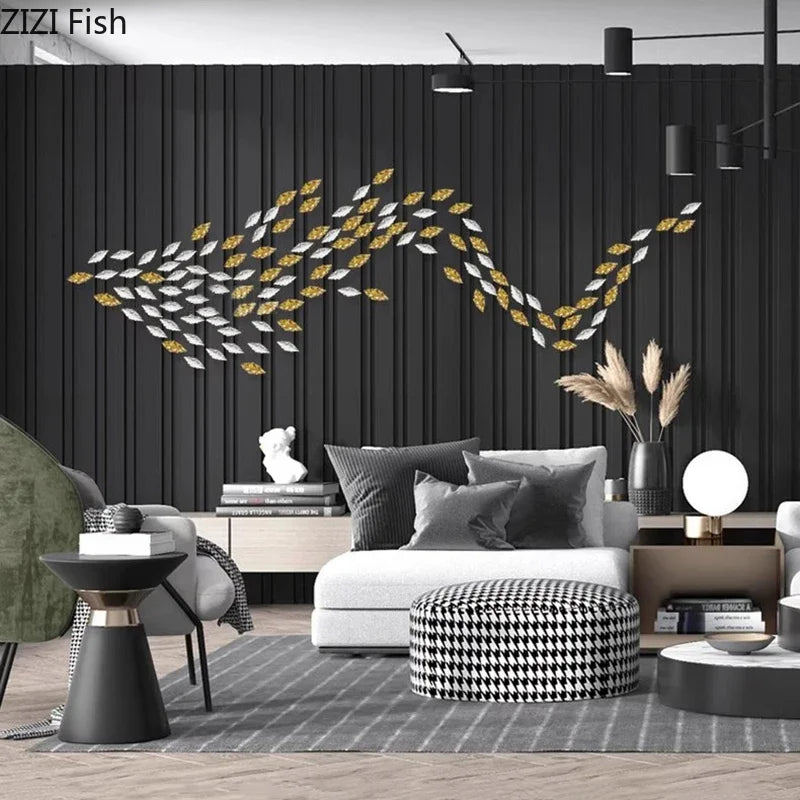DecorBites™ Ginkgo Leaves Wall Hanging Ornaments | Living Room Background Decor