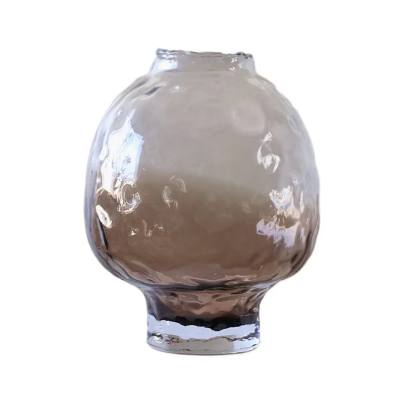 "DecorBites™ Gradient Glass Vase for Flower Arrangement and Home Decoration"