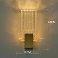 DecorBites™ Bubble Crystal LED Wall Sconces for Bathroom Dresser Living Room Bedroom Mirrors