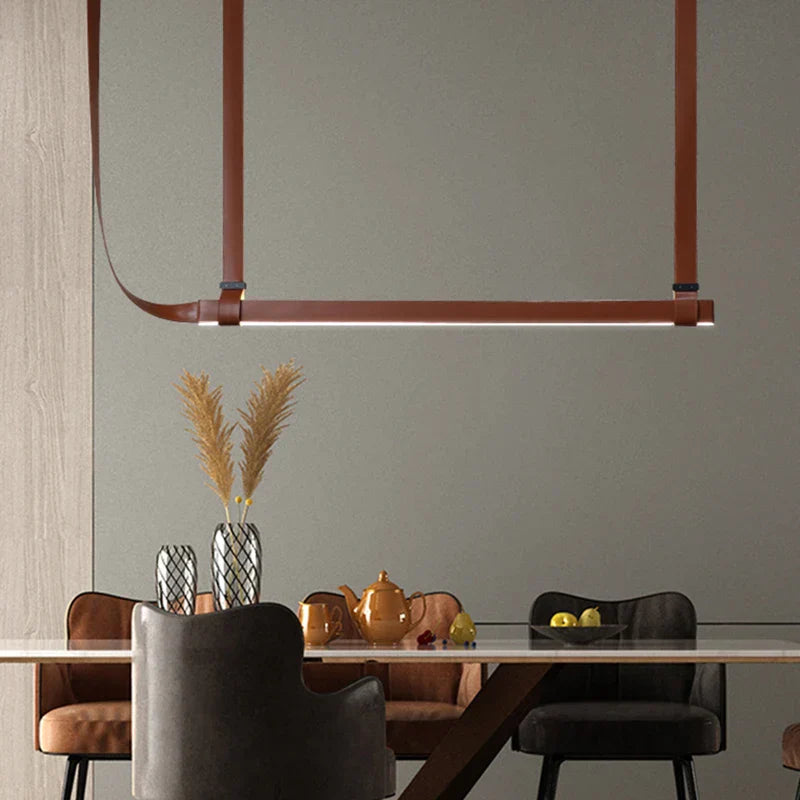 DecorBites™ LED Chandelier for Dining Room Bar Kitchen - Minimalist Art Deco Hang Lamp