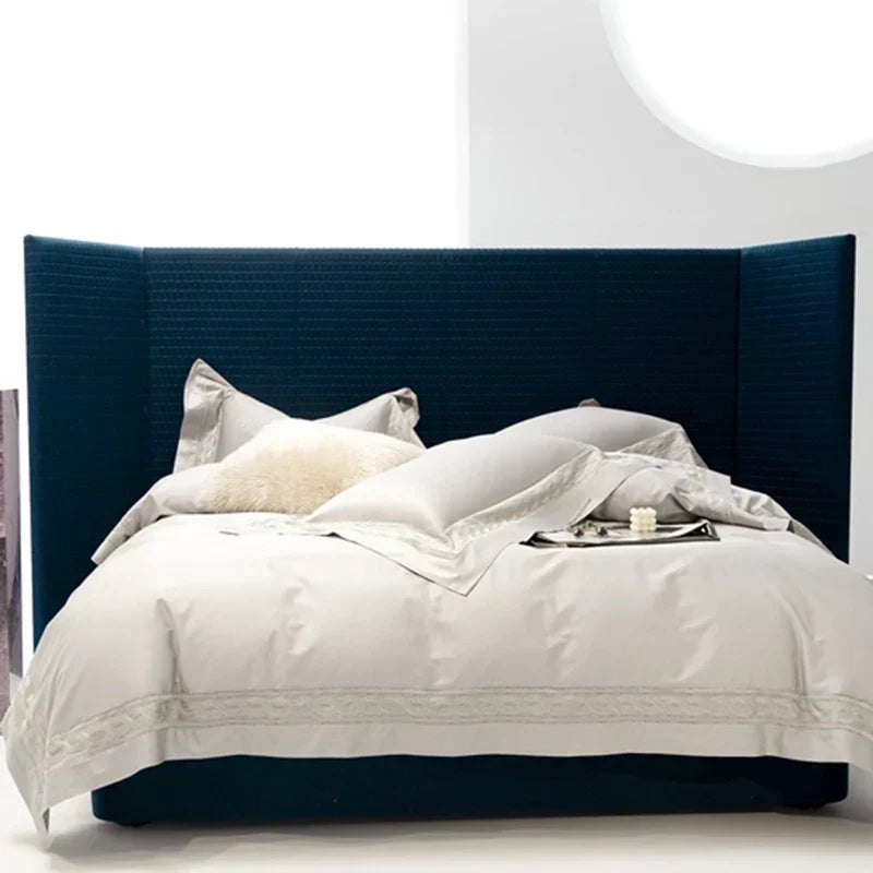 1400TC Egyptian Cotton DecorBites™ Bedding Set with Wide Edge Embroidery & Hollow Out Design