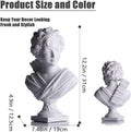 DecorBites™ 12.2" Cupid Statue Plaster Sculpture for Painting Practice and Home Decor