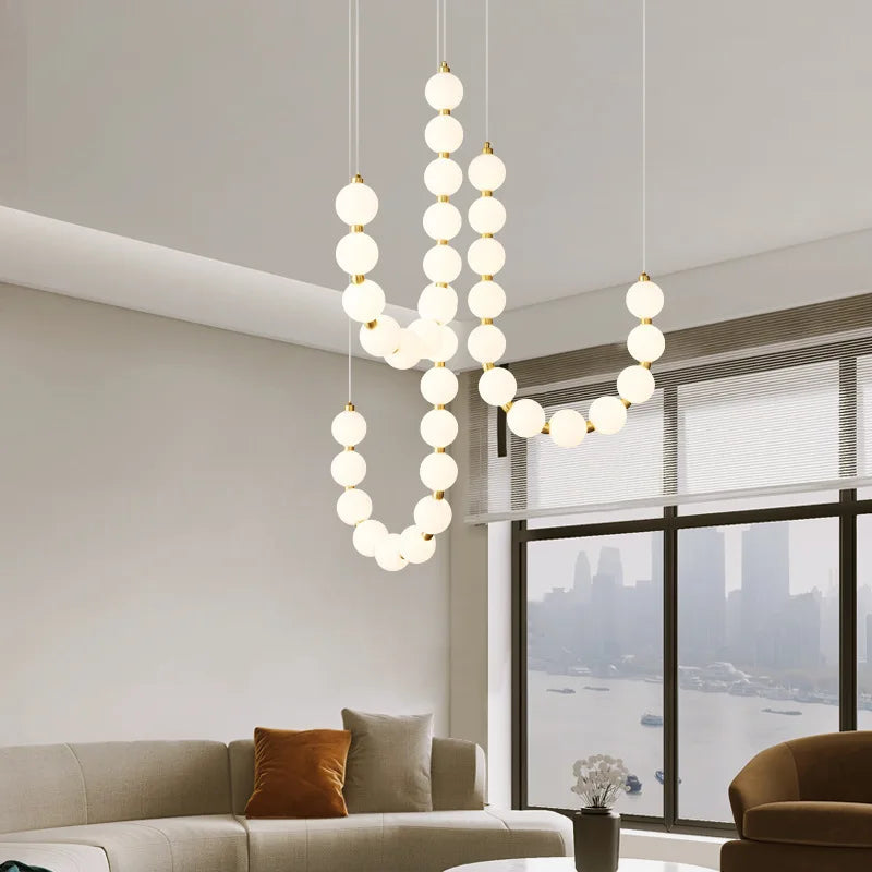 DecorBites™ Brass Round LED Pendant Lights Adjustable Wire Copper Aluminium Lamps