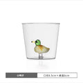 DecorBites™ Cactus Bunny Duckling Glass Cup - Table Decor Drinkware