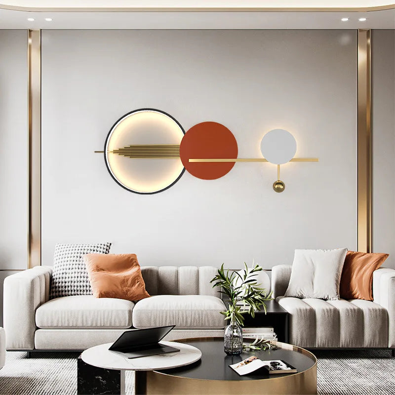 DecorBites™ Art Deco LED Wall Lamp 70/120cm Metal Sconce for Bedroom Parlor Hotel