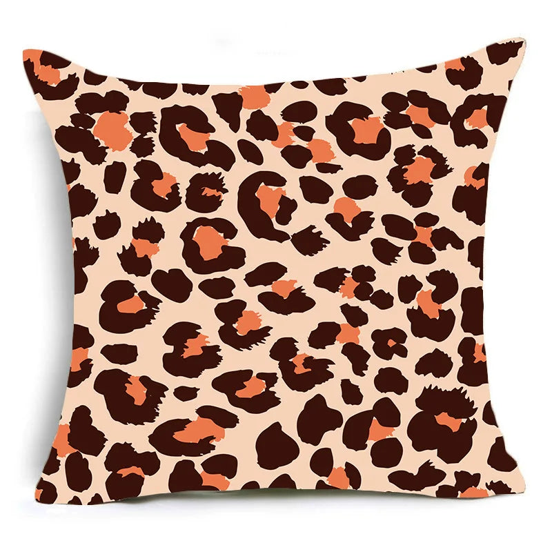 DecorBites™ Animal Print Pillowcase Cushion Cover Home Decoration for Sofa
