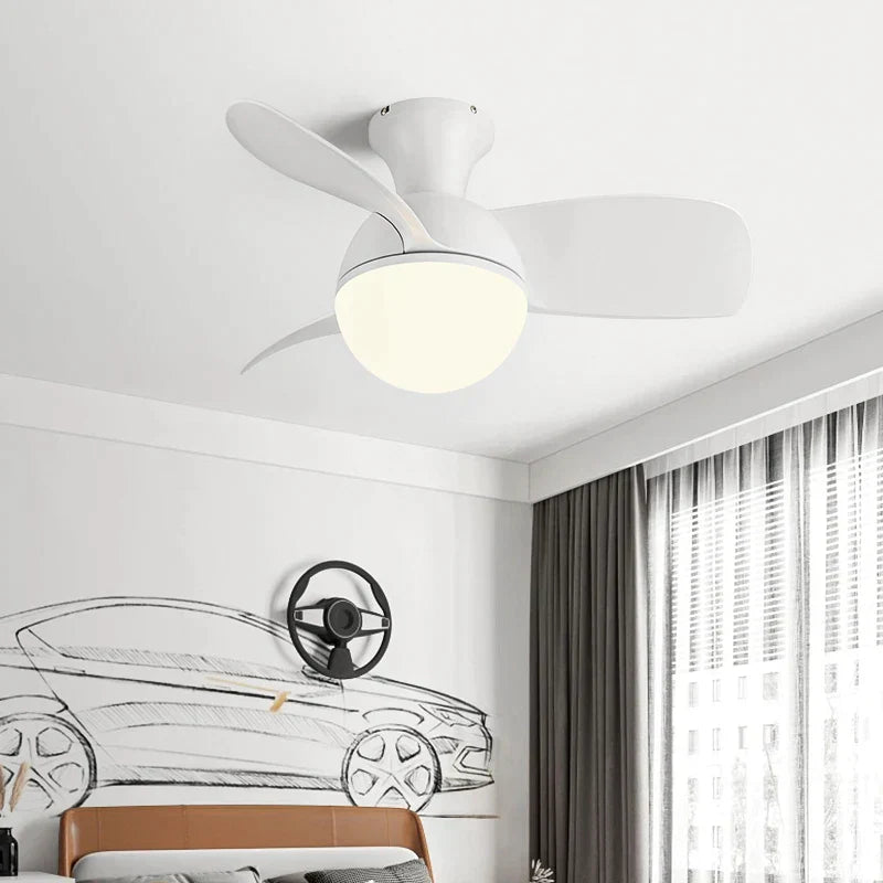 DecorBites™ Bedroom & Study Ceiling Fan Light with Mute Electric Fan Chandelier, 110V 220V