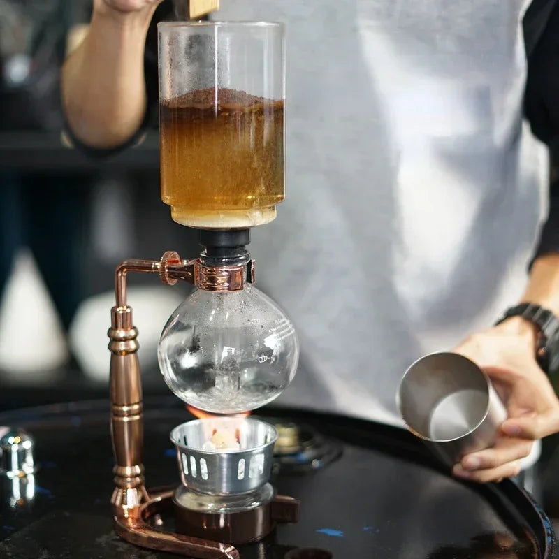 DecorBites™ Coffee Jug Siphon Maker Tea Pot Percolator Barista Tools Kit Kitchen Dining
