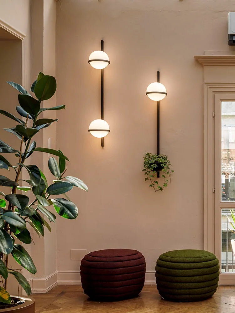 DecorBites™ LED Art Deco Plant Wall Lights - Modern Nordic Design for Home Living Room Bedroom