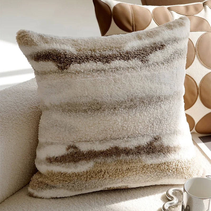 DecorBites™ Brown Coffee Pillowcase: Modern Simplicity Light Luxury Sofa Cushion Covers